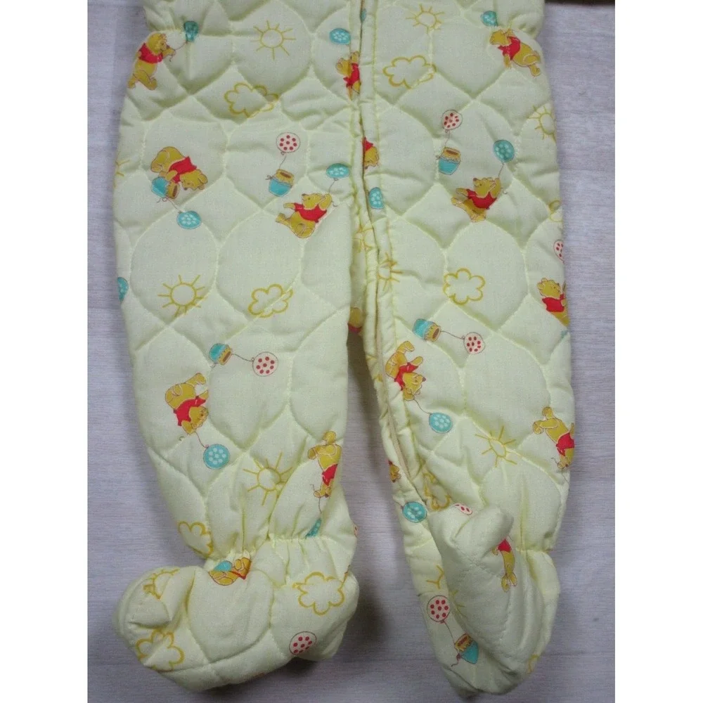Vintage 1970's Walt Disney Productions POOH AOP Toddler One Piece Size‎ (S) EUC